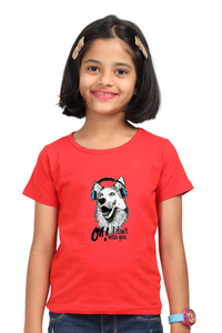 Round Neck T-Shirt (Girls) - Howl You Doing? (4 Colours)