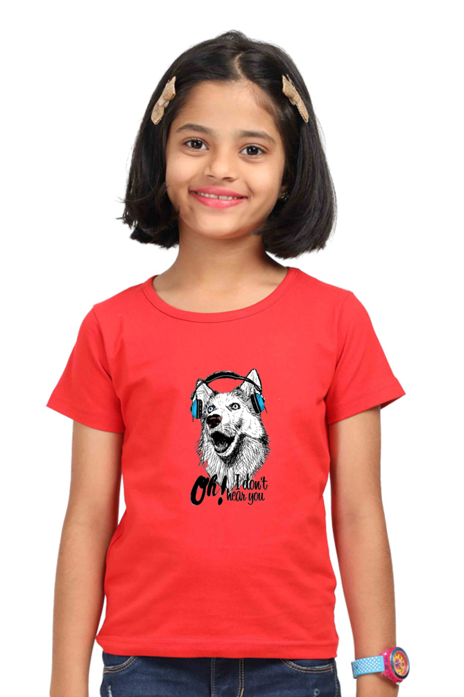 Round Neck T-Shirt (Girls) - Howl You Doing? (4 Colours)
