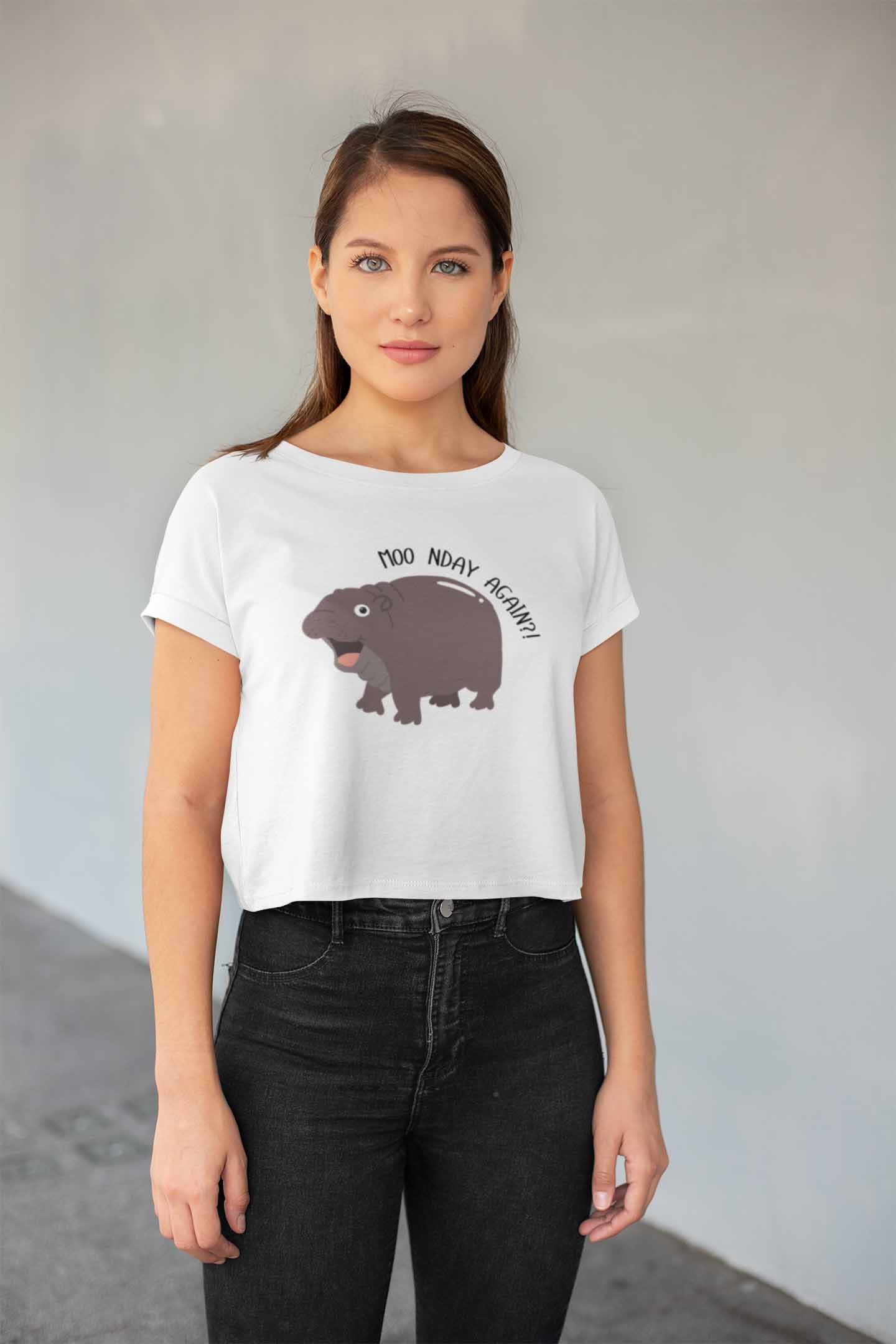 Crop Top (Women) - Moo Nday Vibes (8 Colours)