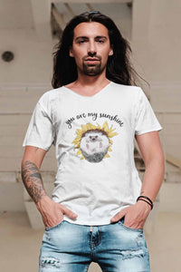 V Neck T-Shirt (Men) - Sunny Side Up (2 Colours)