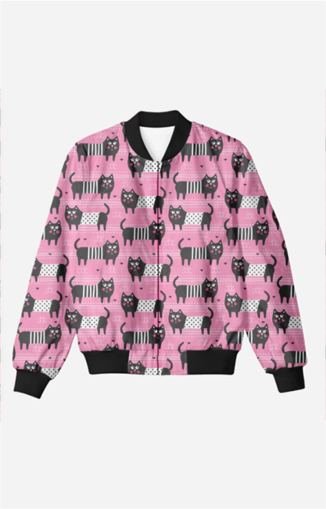 Bomber Jacket (Men) - Rosie Posie Kitty