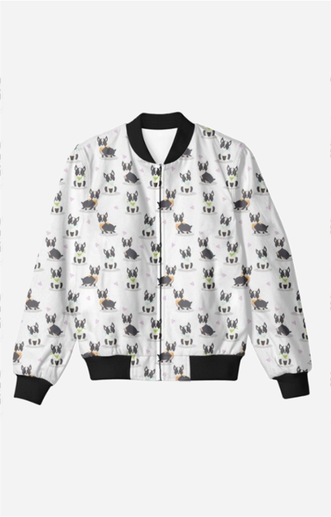 Bomber Jacket (Men) - French Bulldog Buddies
