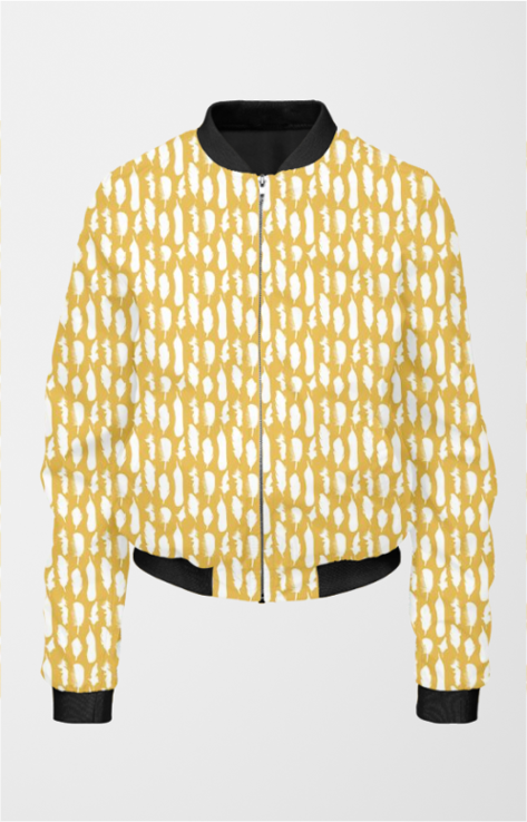 Bomber Jacket (Women) - Feather Frenzy