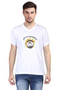 V Neck T-Shirt (Men) - Sunny Side Up (2 Colours)
