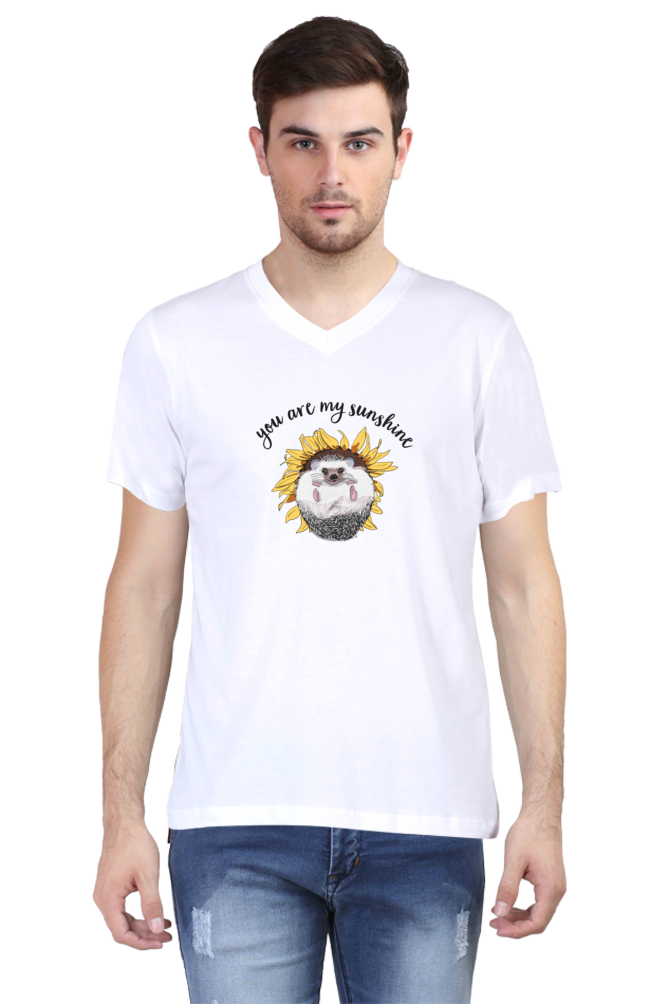 V Neck T-Shirt (Men) - Sunny Side Up (2 Colours)