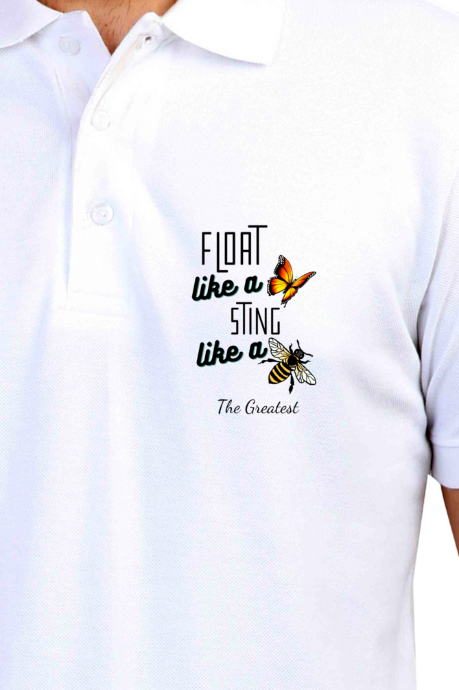 Stepevoli Clothing - Polo Neck T-Shirt (Men) - Bee The Greatest (3 Colours)