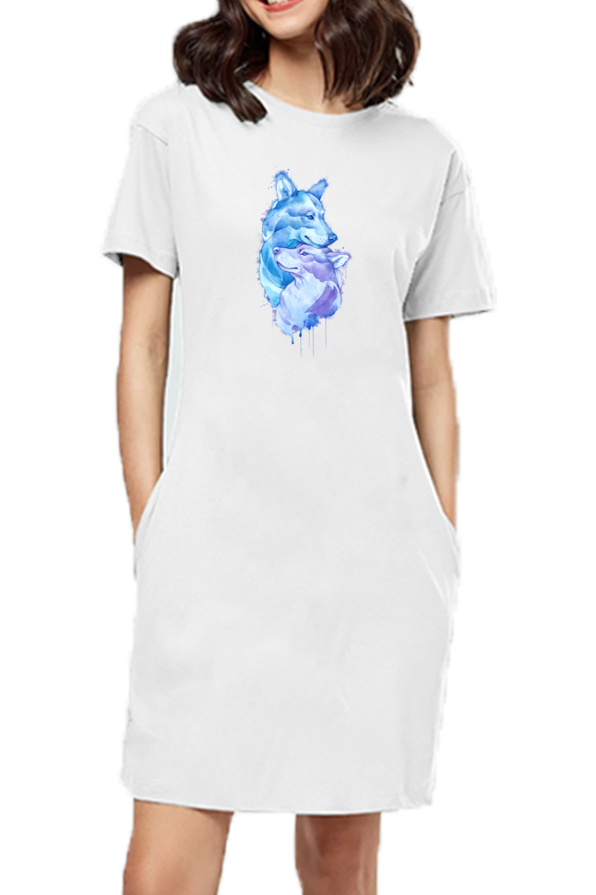 T-shirt Dress With Pockets - Snugglebugs (6 Colours)