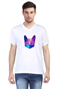 V Neck T-Shirt (Men) - Best Friend Fur Real (3 Colours)