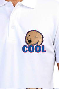 Polo Neck T-Shirt (Men) - Labra-dorable (10 Colours)