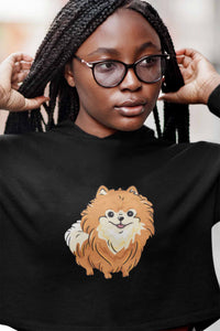 Crop Hoodie (Women) - Floofy Pom Pom (7 Colours)