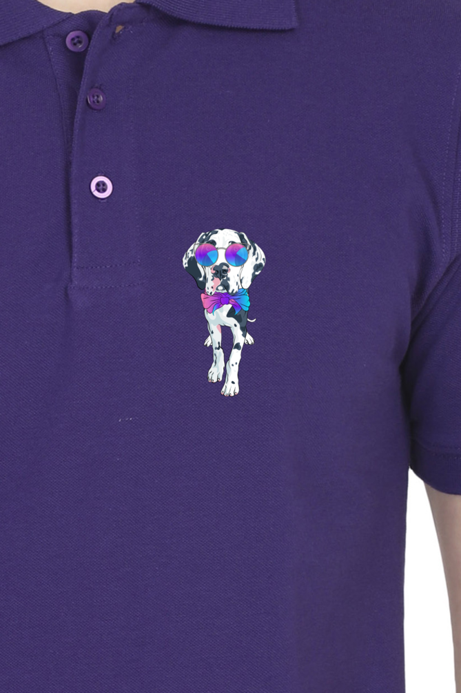 Polo Neck T-Shirt (Men) - Spot-tacular Treasure (11 Colours)