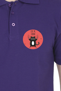 Polo Neck T-Shirt (Men) - Love Me, Human (11 Colours)