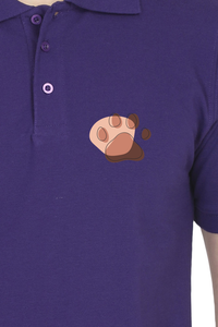Polo Neck T-Shirt (Men) - Pawsitive Vibes (7 Colours)