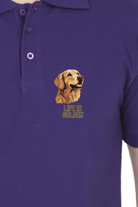 Polo Neck T-Shirt (Men) - Retriever Royale (8 Colours)