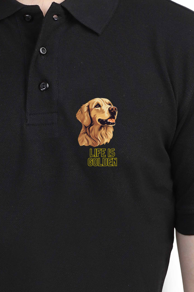 Polo Neck T-Shirt (Men) - Retriever Royale (8 Colours)