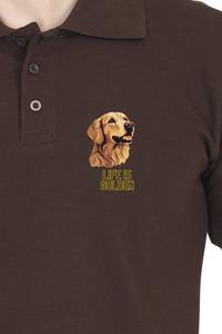 Polo Neck T-Shirt (Men) - Retriever Royale (8 Colours)