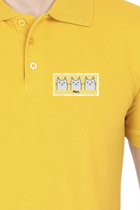 Polo Neck T-Shirt (Men) - Meh Mondays (11 Colours)