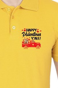 Polo Neck T-Shirt (Men) - Valentine's Day Special (3 Colours)