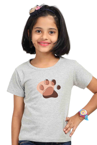 Round Neck T-Shirt (Girls) - Pawsitive Vibes (5 Colours)