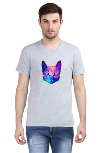 V Neck T-Shirt (Men) - Best Friend Fur Real (3 Colours)