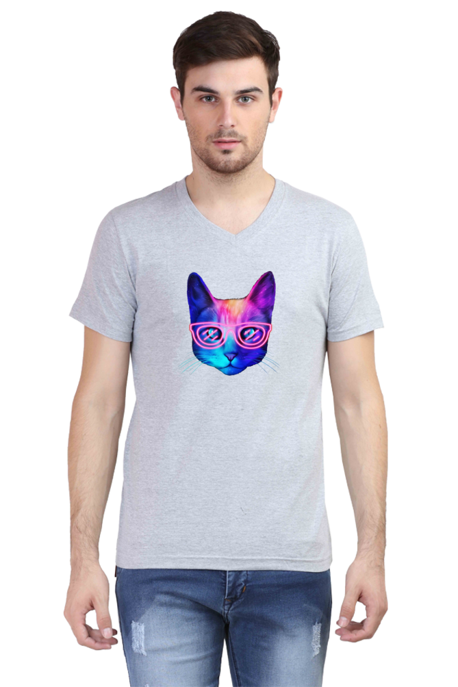 V Neck T-Shirt (Men) - Best Friend Fur Real (3 Colours)