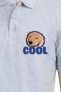 Polo Neck T-Shirt (Men) - Labra-dorable (10 Colours)