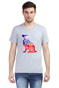 V Neck T-Shirt (Men) - Best Fur-Ends Forever (2 Colours)