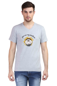 V Neck T-Shirt (Men) - Sunny Side Up (2 Colours)