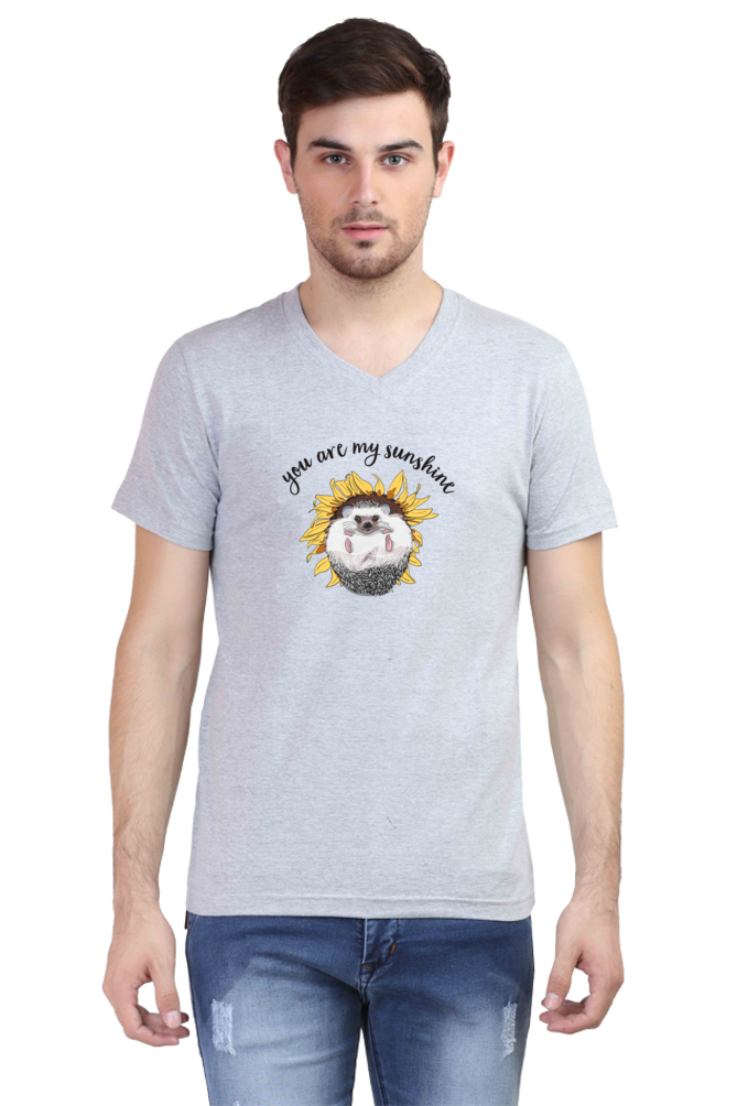 V Neck T-Shirt (Men) - Sunny Side Up (2 Colours)