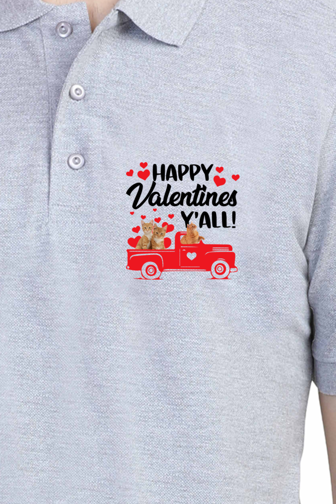 Polo Neck T-Shirt (Men) - Valentine's Day Special (3 Colours)