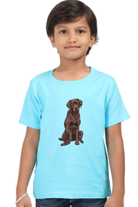 Round Neck T-Shirt (Boys) - Chocolate Charm (10 Colours)