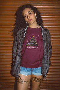 Round Neck T-Shirt (Women) - Meowy Christmas (11 colours)