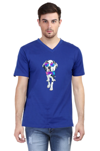 V Neck T-Shirt (Men) - Spot-tacular Treasure (6 Colours)
