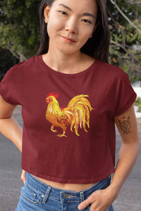 Crop Top (Women) - Cock-a-Doodle-Doo (10 Colours)