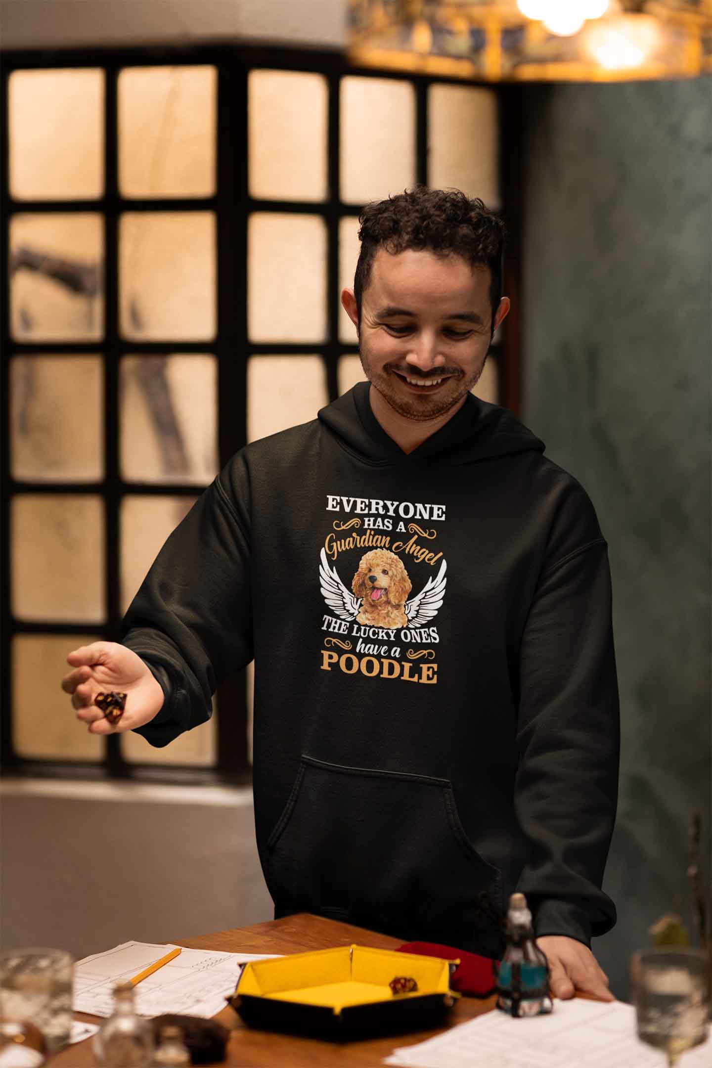 Hoodie (Men) - Angelic Poodle (4 Colours)