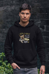 Hoodie (Men) - Busy Yorkie (4 Colours)