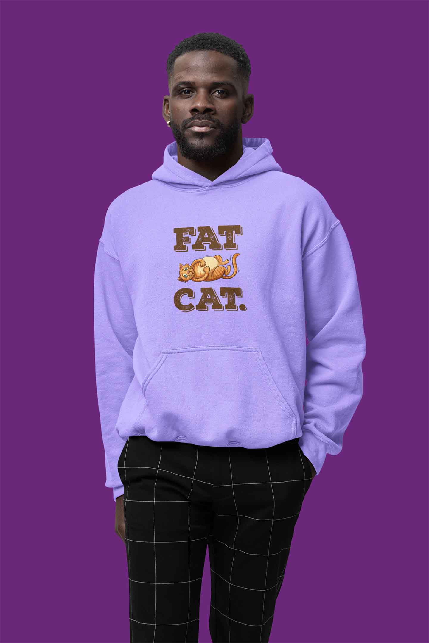 Hoodie (Men) - Fat Cat (6 Colours)