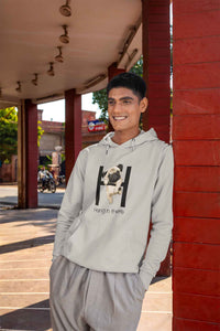 Hoodie (Men) - Hang In There Pug (4 Colours)
