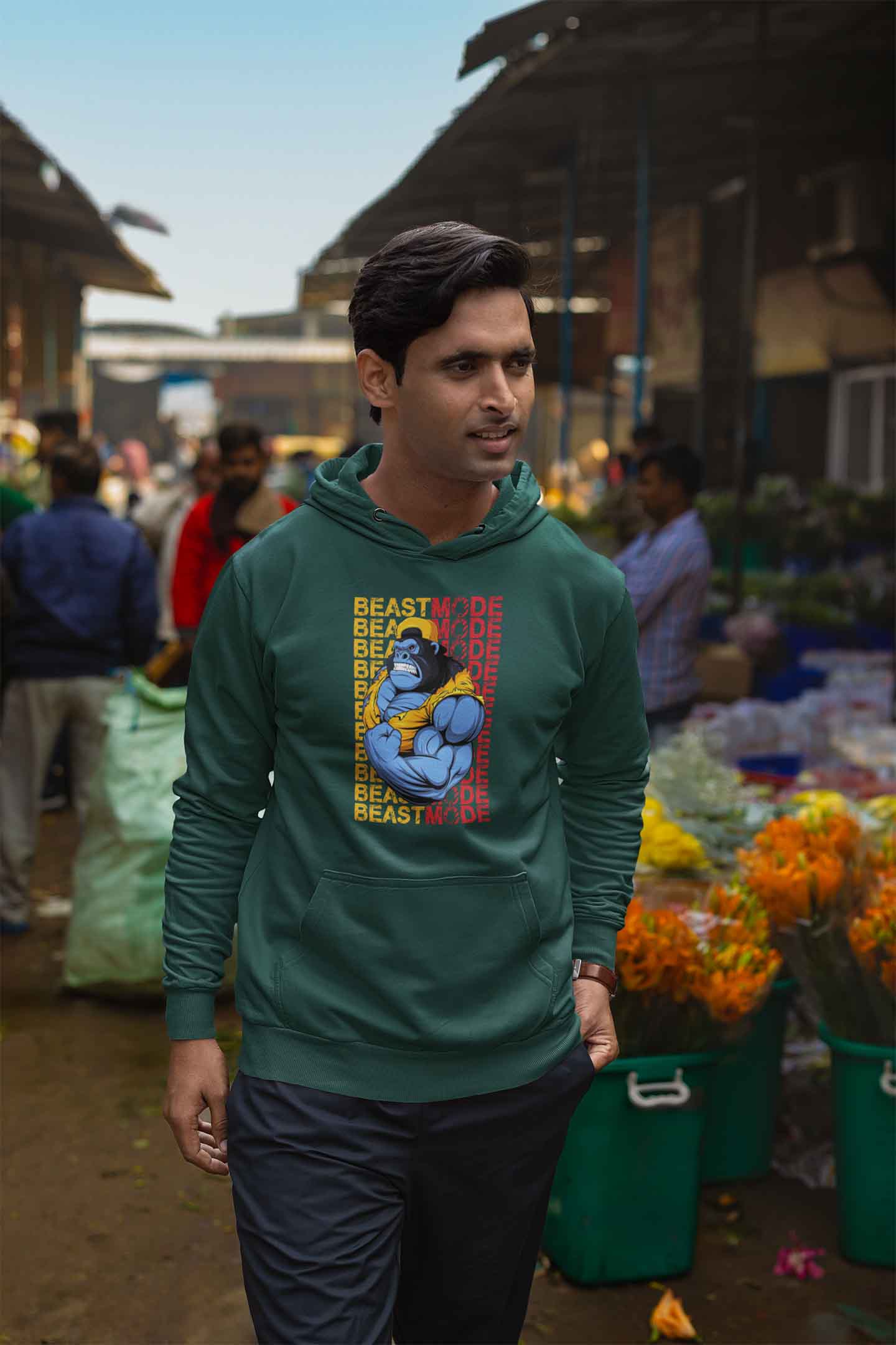 Hoodie (men) - Beast Mode (6 Colours)