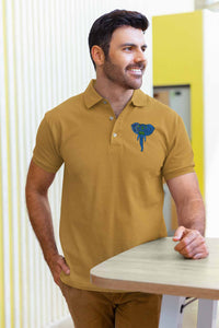 Polo Neck T-Shirt (Men) - Elephantastic (10 Colours)