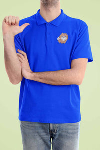 Polo Neck T-Shirt (Men) - Floofy Pom Pom (11 Colours)