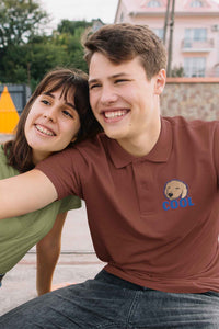 Polo Neck T-Shirt (Men) - Labra-dorable (10 Colours)
