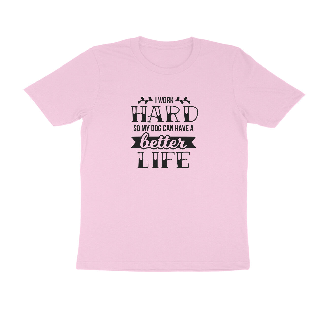 Round Neck T-Shirt (Men) - Hardworking Pawrent (9 Colours)