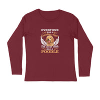 Full Sleeves Round Neck (Men) - Angelic Poodle (4 Colours)