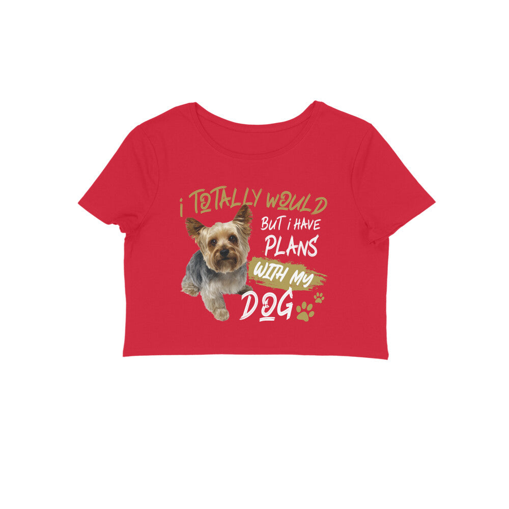 Crop Top (Women) - Busy Yorkie (5 Colours)