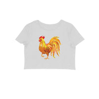 Crop Top (Women) - Cock-a-Doodle-Doo (10 Colours)