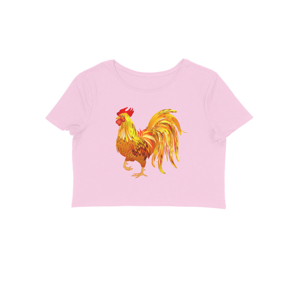 Crop Top (Women) - Cock-a-Doodle-Doo (10 Colours)