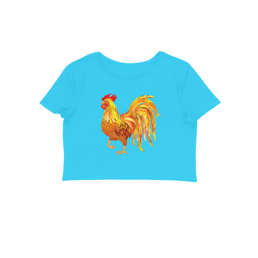 Crop Top (Women) - Cock-a-Doodle-Doo (10 Colours)