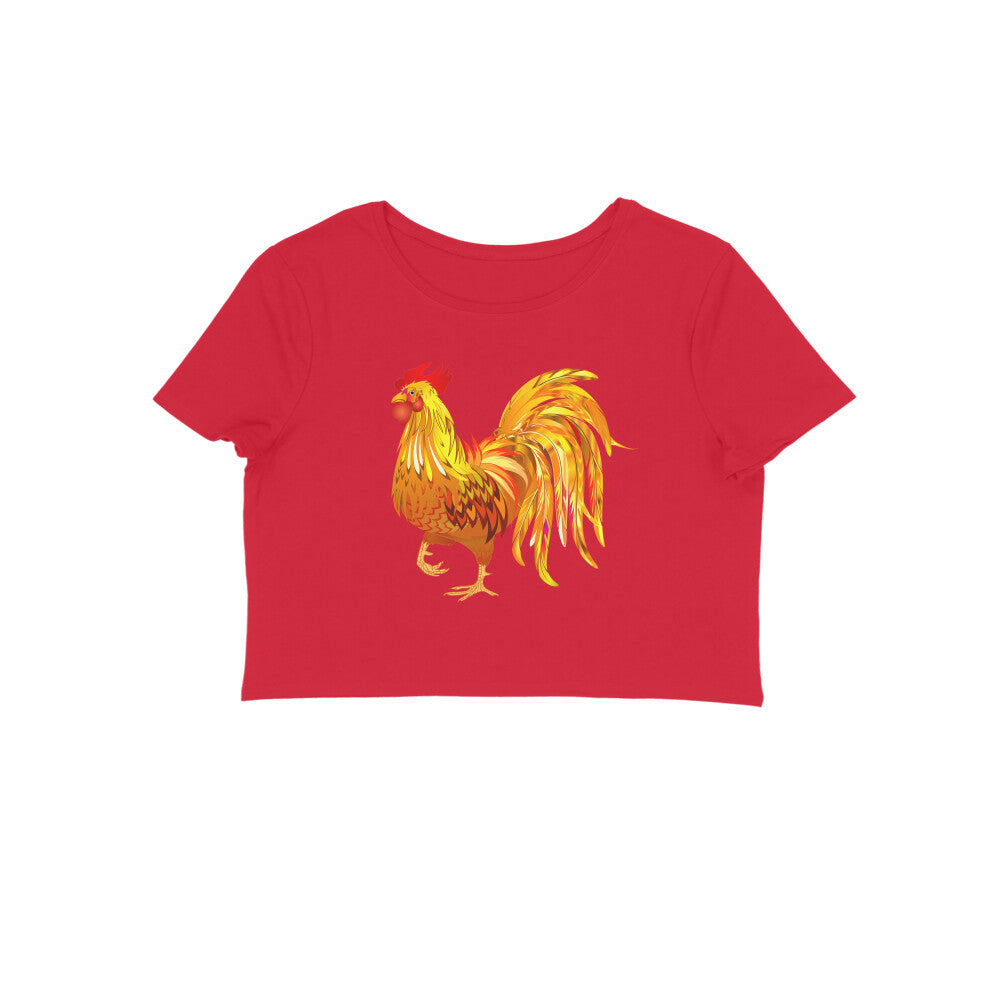 Crop Top (Women) - Cock-a-Doodle-Doo (10 Colours)