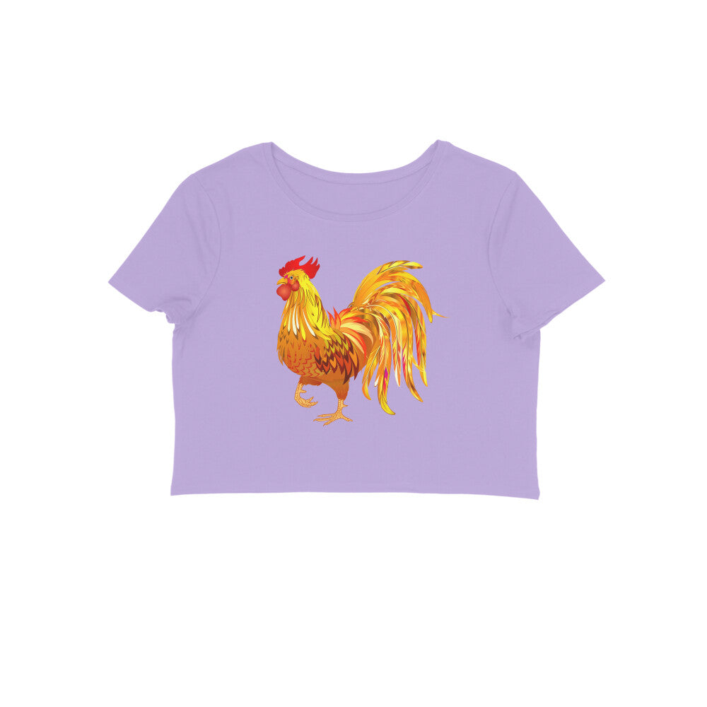 Crop Top (Women) - Cock-a-Doodle-Doo (10 Colours)